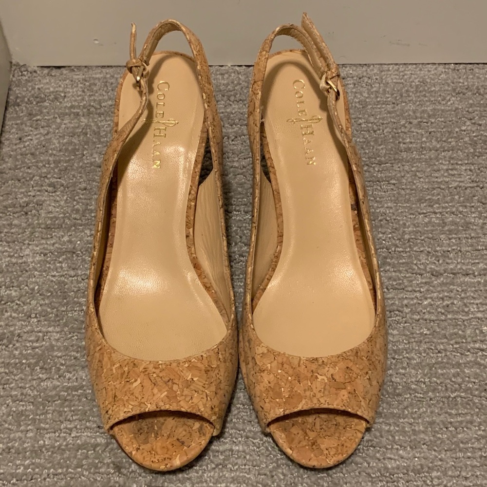 Cole Haan cork heels